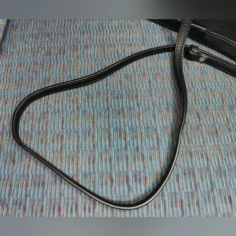 Bags | Ltk Bethenny Frankel Black Leather Crossbody Bag Purse | Poshmark